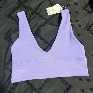 Lavender LuluLemon Align V-Neck Sports Bra
